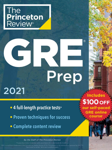 Princeton Review GRE Prep 2021